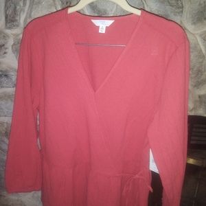 Cross over side tie blouse